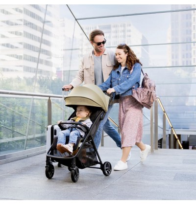 GRACO Passeggino Leggero e Compatto Omologato 22 Kg Chiusura Automatica  MYAVO STEEPLE GRAY