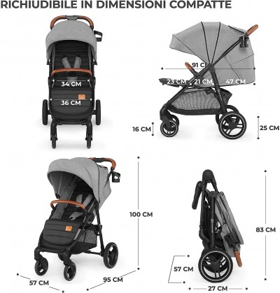 KinderKraft Passeggino Grande Plus – Bimboesse